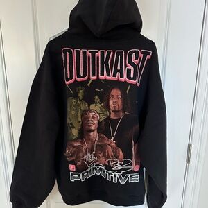 Primitive Black Outkast Graphic Hoodie